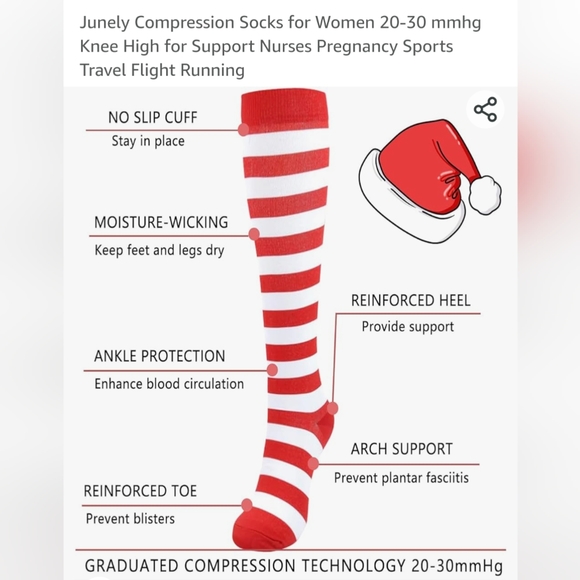 Compression Socks, L/XL - Picture 4 of 5